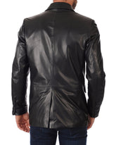 Men Genuine Leather Blazer Sport Coat 32